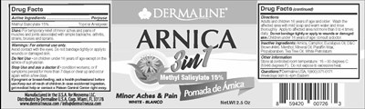 2.5oz label - Arnica 3 in 1 CC New